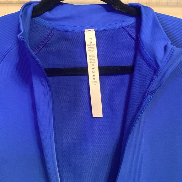 Bright Blue Lulu Lemon Sports Jacket - Picture 3 of 3